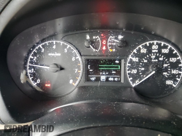 2017 Nissan Sentra SV with VIN 3N1AB7AP2HY238908, listed as a Copart auction lot 88949145 with 186,101 mi miles and Salvage title. Bid and sale history available at DreamBid. Image 9.