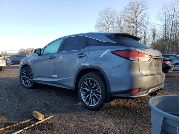 2021 Lexus RX with VIN 2T2YGMDA5MC058704, listed as a Copart auction lot 81347274 with 52,338 mi miles and Salvage Title. Bid and sale history available at carsss.com. Image 2.