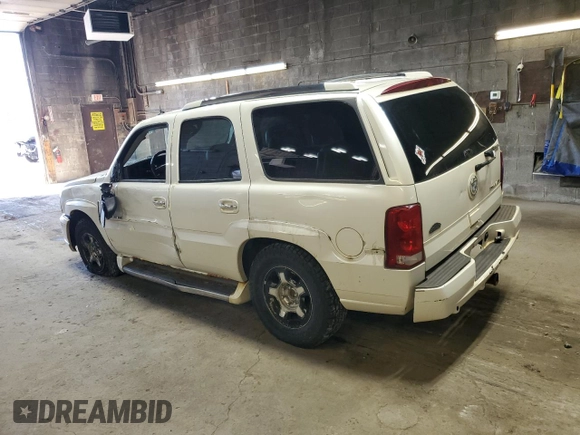 2005 Cadillac Escalade z VIN 1GYEK63N85R144130, wystawiony jako Copart lot #53692705 z przebiegiem 241 039 mil mil oraz Szkoda całkowita • Salvage title. Historia ofert i sprzedaży dostępna na DreamBid. Obrazek 2.