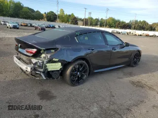 2020 BMW 8 Series M850i with VIN WBAGV8C02LCD71173, listed as a Copart auction lot 72638434 with 43,307 mi miles and Salvage Title. Bid and sale history available at DreamBid. Image 3.