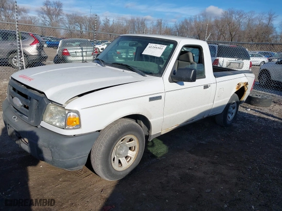 2007 Ford Ranger XL with VIN 1FTYR10D37PA56405, listed as a IAAI auction lot 41359393 with 169,065 mi miles. Bid and sale history available at carsss.com. Image 2.