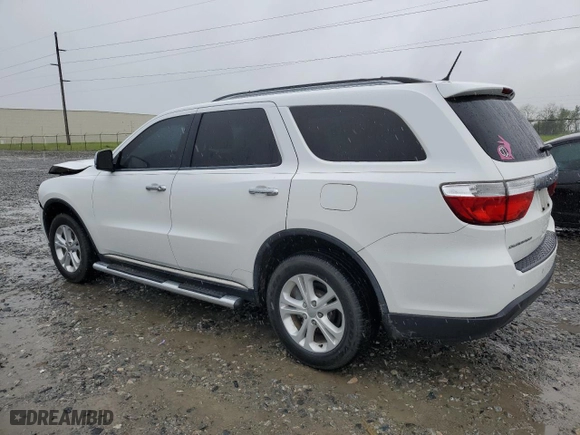 2013 Dodge Durango Crew with VIN 1C4RDHDG4DC535385, listed as a Copart auction lot 50942175 with 211,719 mi miles and Salvage Title. Bid and sale history available at carsss.com. Image 2.