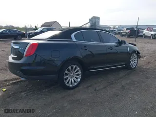2012 Lincoln MKS with VIN 1LNHL9DR7CG800129, listed as a IAAI auction lot 41851280 with 144,992 mi miles. Bid and sale history available at carsss.com. Image 4.
