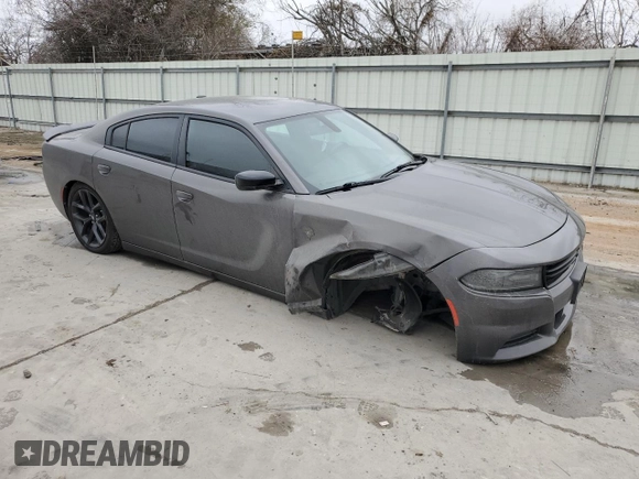 2020 Dodge Charger SXT with VIN 2C3CDXBG1LH114890, listed as a Copart auction lot 42984485 with 63,374 mi miles and Salvage Title. Bid and sale history available at carsss.com. Image 4.