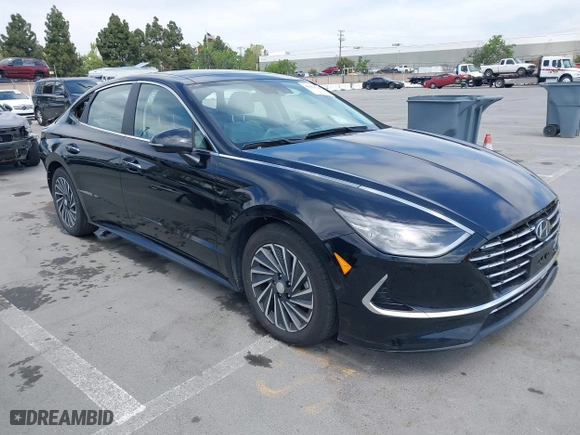 2023 Hyundai Sonata Hybrid Limited with VIN KMHL54JJ0PA061460, listed as a IAAI auction lot 42081519 with 54,624 mi miles. Bid and sale history available at carsss.com. Image 1.