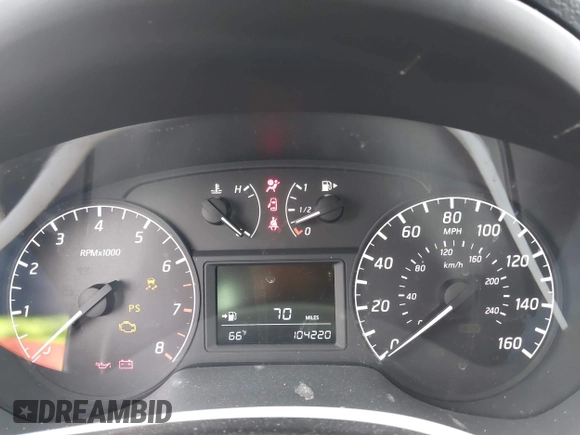 2016 Nissan Sentra SV with VIN 3N1AB7AP3GY252623, listed as a IAAI auction lot 42173337 with 104,220 mi miles and . Bid and sale history available at DreamBid. Image 7.
