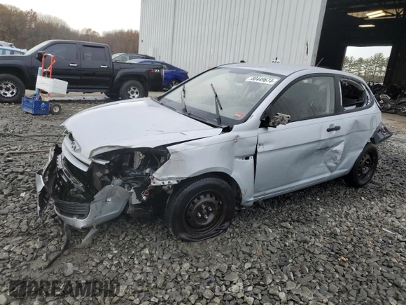 2008 Hyundai Accent GS with VIN KMHCM36C18U063984, listed as a Copart auction lot 80449674 with 104,938 mi miles and Salvage Title. Bid and sale history available at carsss.com. Image 1.