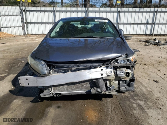 2013 Honda Civic Cpe LX with VIN 2HGFG3B55DH523940, listed as a Copart auction lot 50314025 with 132,590 mi miles and Salvage Title. Bid and sale history available at carsss.com. Image 5.