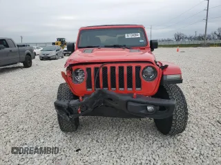 2018 Jeep Wrangler Rubicon with VIN 1C4HJXCG9JW255648, listed as a Copart auction lot 87134384 with Not provided miles and Salvage title. Bid and sale history available at DreamBid. Image 5.