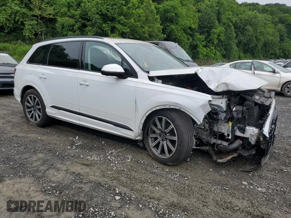 2023 Audi Q7 Premium Plus with VIN WA1LCBF71PD008190, listed as a Copart auction lot 60656225 with 18,154 mi miles and Salvage title. Bid and sale history available at DreamBid. Image 4.