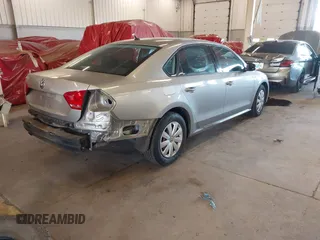2013 Volkswagen Passat S with VIN 1VWAP7A38DC014523, listed as a IAAI auction lot 42239027 with 116,766 mi miles and . Bid and sale history available at DreamBid. Image 4.