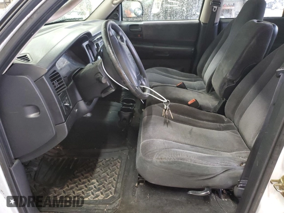 2002 Dodge Dakota SLT with VIN 1B7HG48N32S502224, listed as a Copart auction lot 44033265 with 261,381 mi miles and Salvage Title. Bid and sale history available at carsss.com. Image 7.
