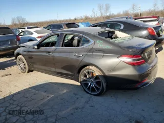 2023 Genesis G70 2.0T with VIN KMTG34TA6PU129298, listed as a Copart auction lot 42752545 with 26,663 mi miles and Non Repairable. Bid and sale history available at DreamBid. Image 2.