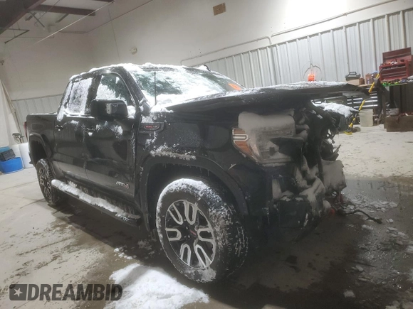 2021 GMC Sierra 1500 AT4 with VIN 3GTP9EEL7MG447852, listed as a Copart auction lot 44770625 with 29,832 mi miles and Salvage Title. Bid and sale history available at carsss.com. Image 4.
