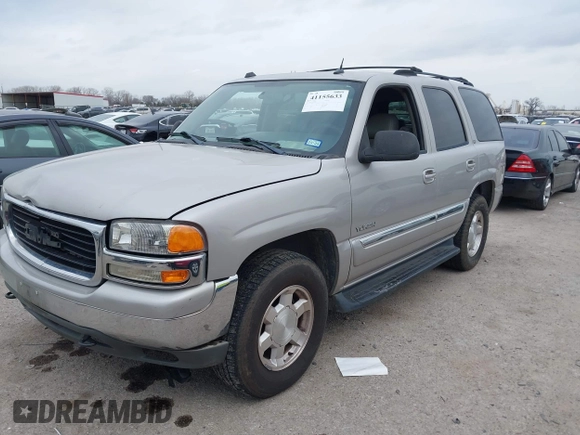 2004 GMC Yukon SLE z VIN 1GKEC13Z54J265434, wystawiony jako IAAI lot #41155633 z przebiegiem 331 908 mil mil oraz . Historia ofert i sprzedaży dostępna na DreamBid. Obrazek 2.