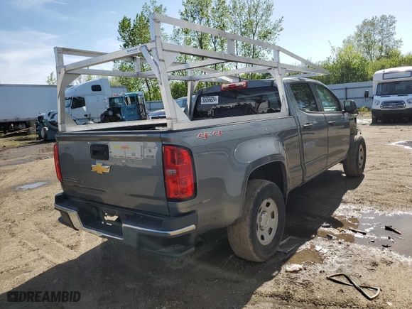 2018 Chevrolet Colorado 4WD Work Truck with VIN 1GCGTBEN0J1306844, listed as a Copart auction lot 53056824 with 93,665 mi miles and Salvage Title. Bid and sale history available at carsss.com. Image 3.