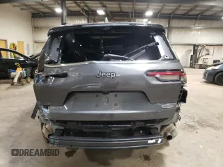 2021 Jeep Grand Cherokee Overland with VIN 1C4RJKDG3M8188009, listed as a Copart auction lot 65584584 with 39,438 mi miles and Salvage title. Bid and sale history available at DreamBid. Image 6.