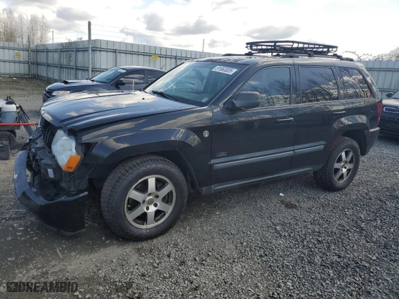 2008 Jeep Grand Cherokee Laredo with VIN 1J8HR48N88C169329, listed as a Copart auction lot 51663005 with 214,316 mi miles and Salvage Title. Bid and sale history available at carsss.com. Image 1.