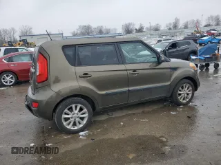 2012 Kia Soul + with VIN KNDJT2A63C7480654, listed as a Copart auction lot 45146655 with 14,293 mi miles and Salvage Title. Bid and sale history available at carsss.com. Image 3.