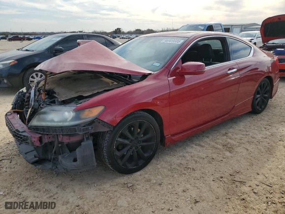 2013 Honda Accord Cpe EX-L with VIN 1HGCT2B80DA007924, listed as a Copart auction lot 46909805 with NaN miles and Salvage Title. Bid and sale history available at carsss.com. Image 1.