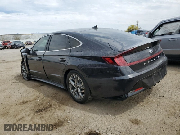 2023 Hyundai Sonata SEL z VIN KMHL64JA7PA329420, wystawiony jako Copart lot #50364195 z przebiegiem 28 273 mil mil oraz Szkody całkowita. Historia ofert i sprzedaży dostępna na DreamBid. Obrazek 2.