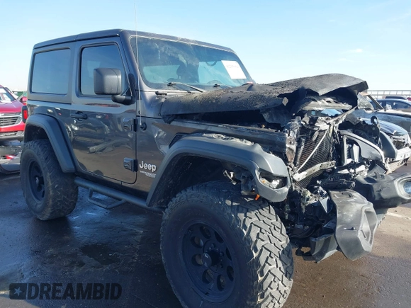 2018 Jeep Wrangler Sport S with VIN 1C4GJXAG8JW271323, listed as a IAAI auction lot 41215004 with Not Provided miles and . Bid and sale history available at DreamBid. Image 1.