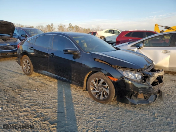 2017 Honda Civic Sedan EX with VIN 2HGFC2F70HH546467, listed as a Copart auction lot 47073625 with 163,530 mi miles and Salvage Title. Bid and sale history available at carsss.com. Image 4.