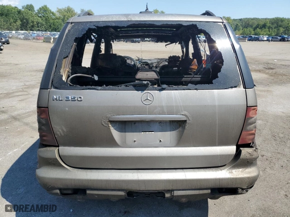 2005 Mercedes-Benz M-Class 3.7L with VIN 4JGAB57E65A538101, listed as a Copart auction lot 69080144 with 0 mi miles and Salvage Title. Bid and sale history available at carsss.com. Image 6.