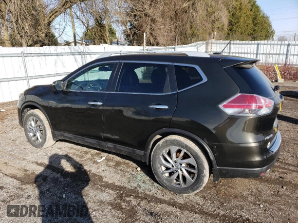 2015 Nissan Rogue SV with VIN 5N1AT2MV7FC753556, listed as a Copart auction lot 52432645 with 159,302 mi miles and Salvage Title. Bid and sale history available at carsss.com. Image 2.