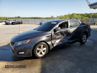 2015 Kia Optima LX with VIN 5XXGM4A75FG442561, listed as a Copart auction lot 52884935 with 146,818 mi miles and Salvage Title. Bid and sale history available at DreamBid. Image 1.