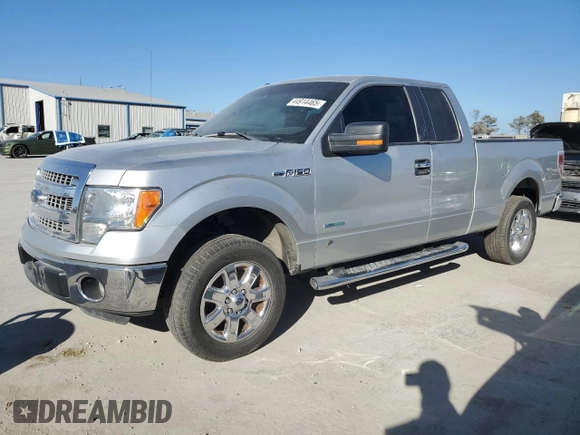 2013 Ford F-150 XL with VIN 1FTFX1CTXDFC04695, listed as a Copart auction lot 44914465 with 163,233 mi miles and Salvage Title. Bid and sale history available at carsss.com. Image 1.