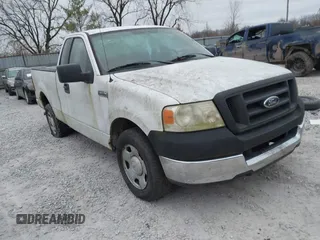 2005 Ford F-150 XL with VIN 1FTRF12W15NB80970, listed as a IAAI auction lot 41021609 with 171,757 mi miles. Bid and sale history available at carsss.com. Image 1.