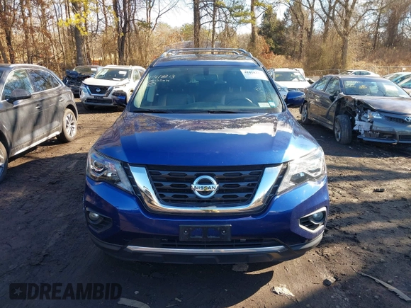 2020 Nissan Pathfinder Platinum with VIN 5N1DR2DM6LC575993, listed as a IAAI auction lot 41418213 with 39,525 mi miles. Bid and sale history available at carsss.com. Image 12.