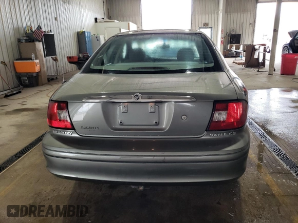 2002 Mercury Sable GS with VIN 1MEFM50U22A647574, listed as a Copart auction lot 54514375 with 111,333 mi miles and Salvage Title. Bid and sale history available at DreamBid. Image 6.