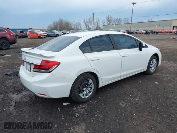 2013 Honda Civic LX z VIN 2HGFB2F5XDH569072, wystawiony jako IAAI lot #42122963 z przebiegiem 160 207 mil mil oraz . Historia ofert i sprzedaży dostępna na DreamBid. Obrazek 4.