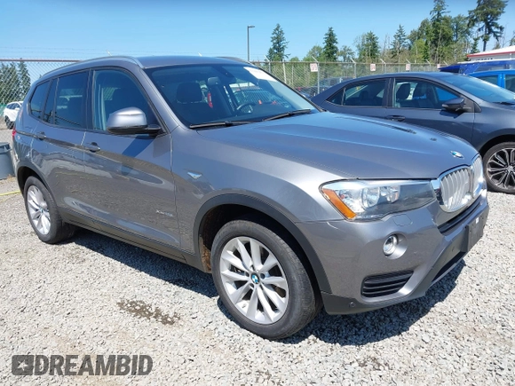 2016 BMW X3 xDrive28i z VIN 5UXWX9C58G0D79598, wystawiony jako IAAI lot #42443477 z przebiegiem 77 758 mil mil oraz . Historia ofert i sprzedaży dostępna na DreamBid. Obrazek 1.
