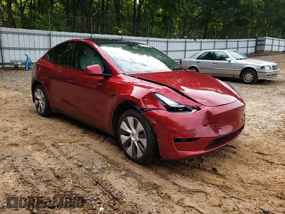 2024 Tesla Model Y Long Range with VIN 7SAYGDEE2RA269884, listed as a Copart auction lot 56937585 with 49,374 mi miles and Salvage title. Bid and sale history available at DreamBid. Image 13.