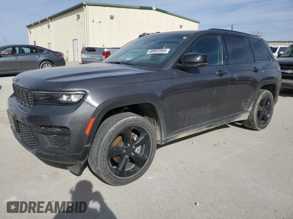 2022 Jeep Grand Cherokee Laredo with VIN 1C4RJHAG3N8573840, listed as a Copart auction lot 48952555 with 52,844 mi miles and Clean title. Bid and sale history available at DreamBid. Image 1.
