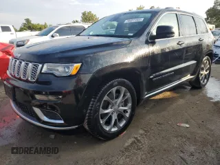 2021 Jeep Grand Cherokee Summit with VIN 1C4RJFJG9MC581490, listed as a Copart auction lot 70027164 with 45,353 mi miles and Salvage Title. Bid and sale history available at carsss.com. Image 1.