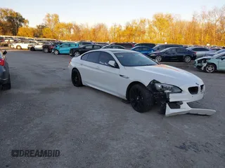 2015 BMW 6 Series 640i with VIN WBA6A0C54FGB53785, listed as a IAAI auction lot 40612020 with 67,524 mi miles. Bid and sale history available at carsss.com. Image 1.