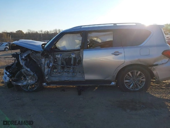 2018 Infiniti QX80 with VIN JN8AZ2NF1J9660374, listed as a IAAI auction lot 40985865 with NaN miles. Bid and sale history available at carsss.com. Image 15.