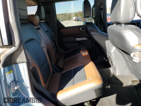 2022 Ford Bronco with VIN 1FMDE5DH7NLB59776, listed as a Copart auction lot 84913034 with 35,035 mi miles and Salvage Title. Bid and sale history available at DreamBid. Image 11.