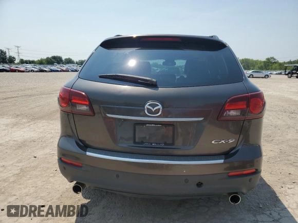 2015 Mazda CX-9 Grand Touring with VIN JM3TB2DA9F0468539, listed as a Copart auction lot 60829905 with 223,483 mi miles and Clean title. Bid and sale history available at DreamBid. Image 6.