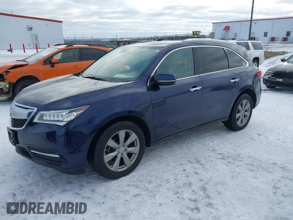 2016 Acura MDX Advance with VIN 5FRYD4H94GB037774, listed as a IAAI auction lot 41345763 with 133,045 mi miles and . Bid and sale history available at DreamBid. Image 17.