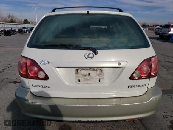 1999 Lexus RX 300 Luxury SUV with VIN JT6HF10U5X0094419, listed as a Copart auction lot 83865004 with 245,914 mi miles and Salvage Title. Bid and sale history available at carsss.com. Image 6.