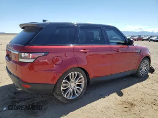 2017 Land Rover Range Rover Sport HSE with VIN SALWR2FV9HA677335, listed as a Copart auction lot 55088705 with 124,453 mi miles and Salvage Title. Bid and sale history available at carsss.com. Image 3.