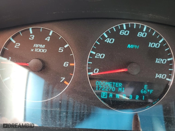 2010 Chevrolet Impala LT with VIN 2G1WB5EN2A1257391, listed as a Copart auction lot 47233715 with 172,270 mi miles and Salvage Title. Bid and sale history available at carsss.com. Image 9.