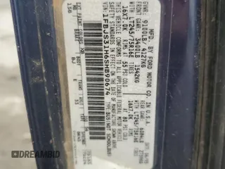1995 Ford Econoline Wagon XL z VIN 1FBJS31H6SHB90674, wystawiony jako Copart lot #56070895 z przebiegiem 329 012 mil mil oraz Szkoda całkowita • Salvage title. Historia ofert i sprzedaży dostępna na DreamBid. Obrazek 13.