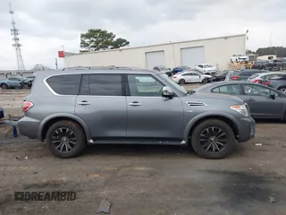 2018 Nissan Armada Platinum with VIN JN8AY2NF2J9333369, listed as a IAAI auction lot 41491584 with 124,048 mi miles. Bid and sale history available at carsss.com. Image 13.