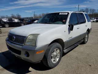 2002 Mercury Mountaineer Convenience z VIN 4M2ZU86W02ZJ29211, wystawiony jako Copart lot #50200055 z przebiegiem 205 167 mil mil oraz Szkody całkowita. Historia ofert i sprzedaży dostępna na DreamBid. Obrazek 1.